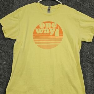 One Way Men's Vintage Shirt size Large